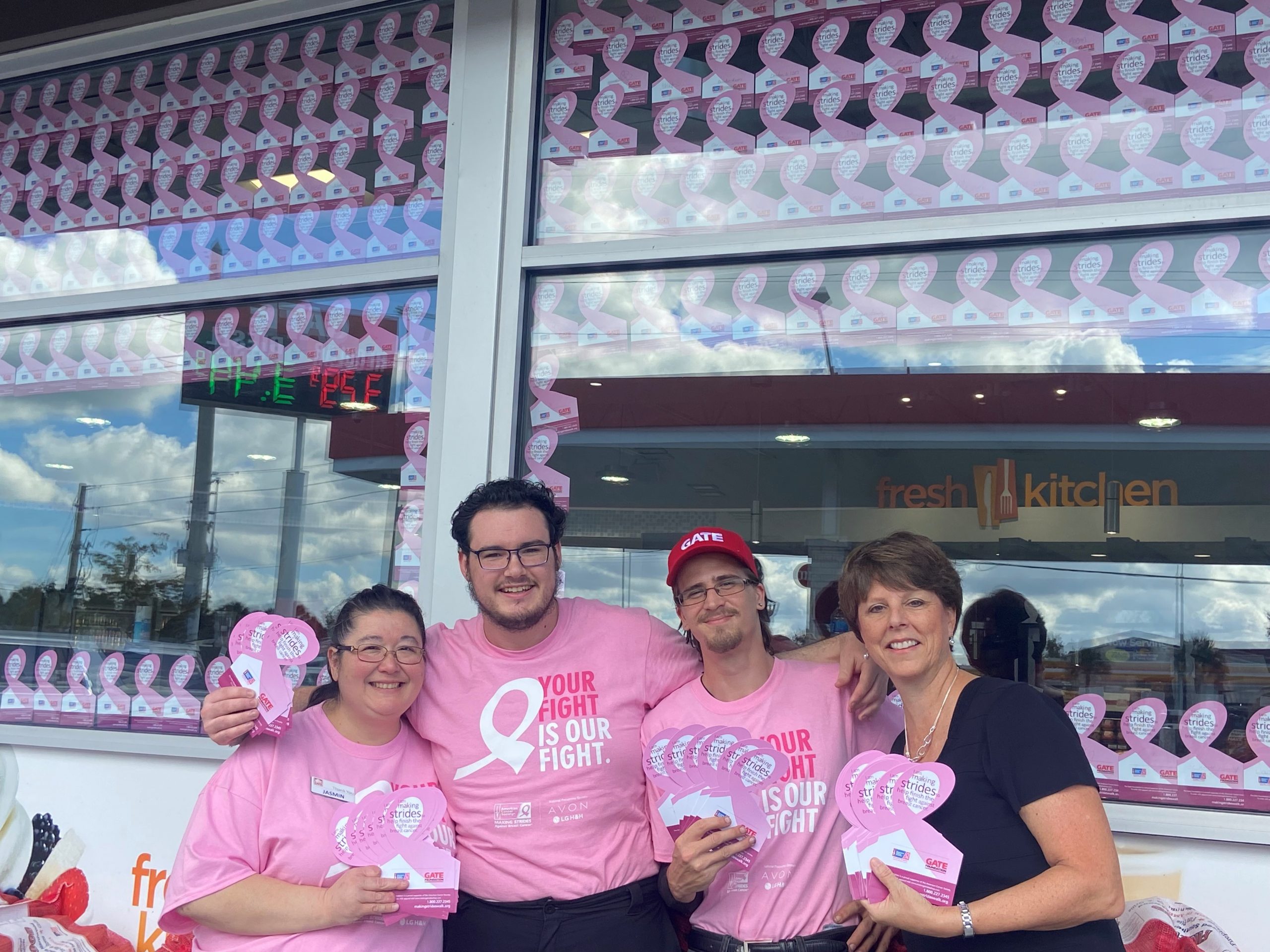 GATE Stores Raise $65,000 for American Cancer Society